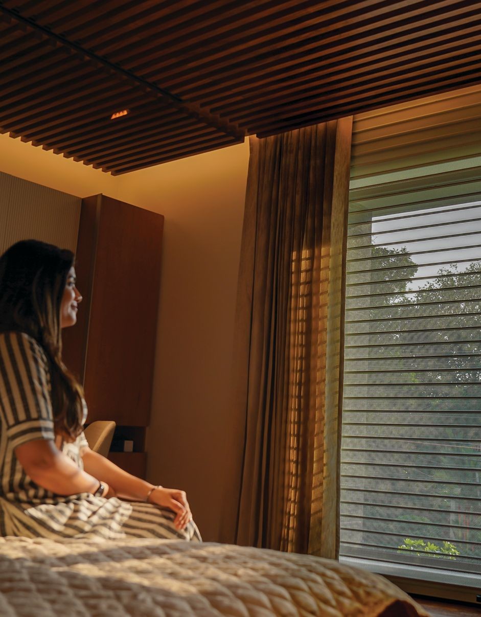 Glide LUX automatic window shutters for homes